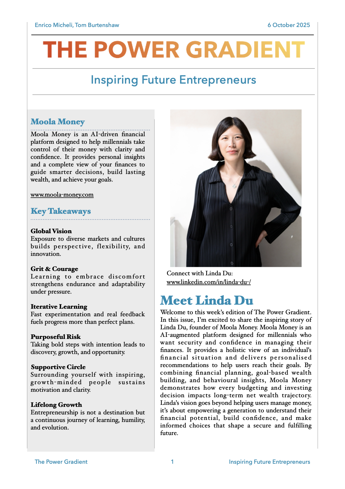 Page 1 of The Power Gradient - Week 41